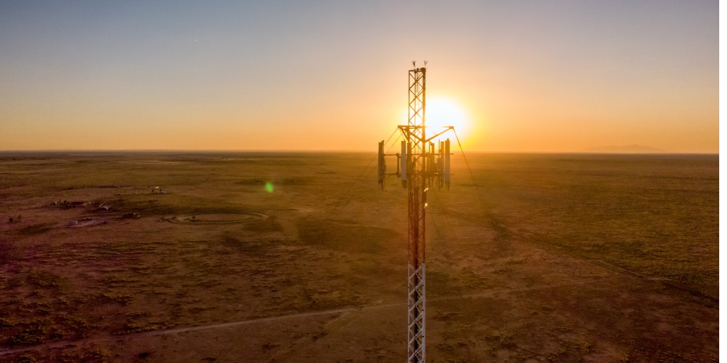 cell-tower-at-sunset-cellular-communications-tower-for-mobile-phone-picture-id1223443524